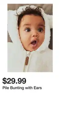 H&M Pile Bunting with Ears offer