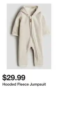 H&M Hooded Fleece Jumpsuit offer