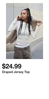 H&M Draped Jersey Top offer