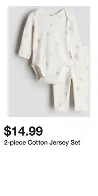 H&M 2-piece Cotton Jersey Set offer