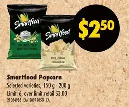 No Frills Smartfood Popcorn offer