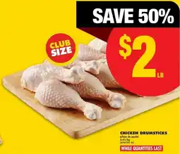 No Frills Chicken drumsticks offer