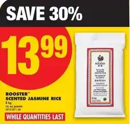 No Frills Rooster scented jasmine rice offer