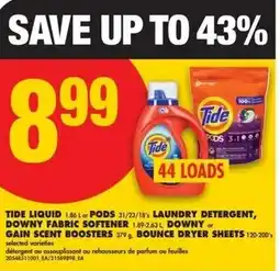 No Frills Tide liquid or pods laundry detergent offer