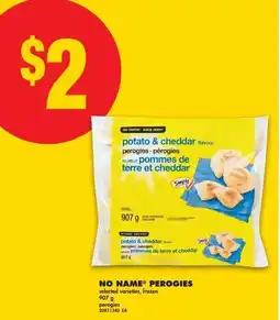 No Frills No name perogies offer