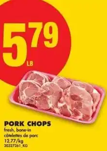 No Frills Pork chops offer