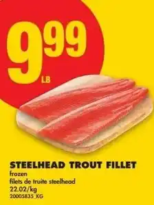 No Frills Steelhead trout fillet offer