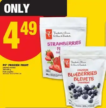 No Frills PC frozen fruit offer