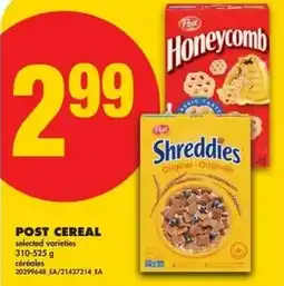 No Frills Post cereal offer