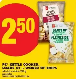 No Frills PC kettle cooked loads of or world of chips offer