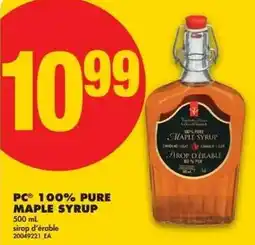 No Frills PC 100% pure maple syrup offer