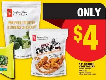 No Frills PC frozen vegetables offer