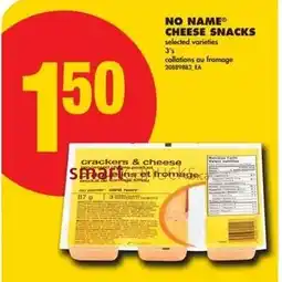 No Frills No name cheese snacks offer