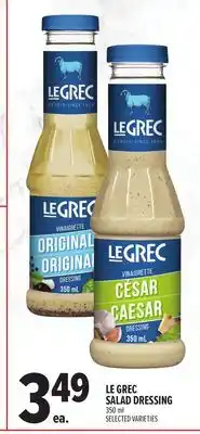 Metro LE GREC SALAD DRESSING offer