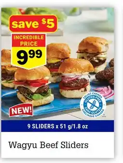 M & M Food Market Wagyu Beef Sliders offer