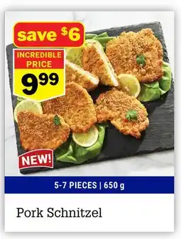 M & M Food Market Pork Schnitzel offer