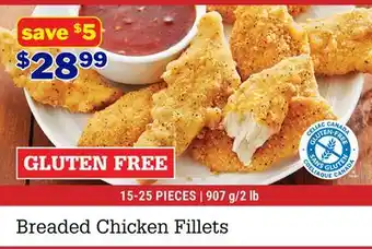 M & M Food Market Breaded Chicken Fillets offer