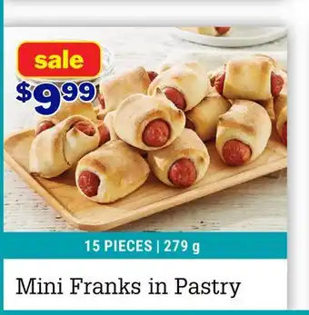 M & M Food Market Mini Franks in Pastry offer