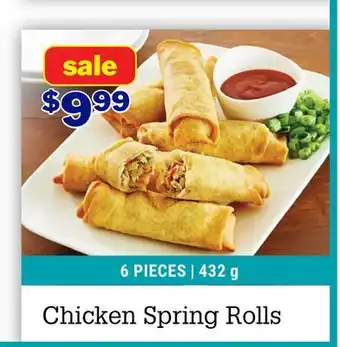 M & M Food Market Chicken Spring Rolls offer