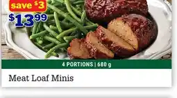 M & M Food Market Meat Loaf Minis offer