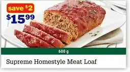 M & M Food Market Supreme Homestyle Meat Loaf offer