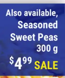 M & M Food Market Seasoned Sweet Peas offer