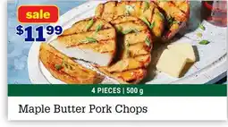 M & M Food Market Maple Butter Pork Chops offer