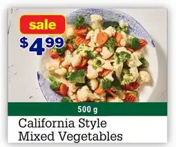 M & M Food Market California Style Mixed Vegetables offer