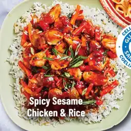 M & M Food Market Spicy Sesame Chicken & Rice offer