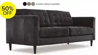 Leon's Anthena Sofa and Loveseat Set - Charcoal offer