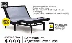 Leon's L2 Motion Pro Twin XL Adjustable Base offer