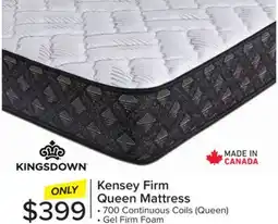 Leon's Kingsdown Kensey Firm Mattress Collection offer