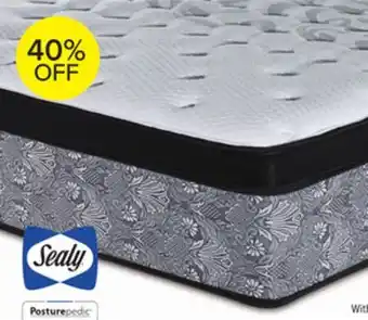 Leon's Sealy Posturepedic Correct Comfort III Firm Eurotop Queen Mattress offer