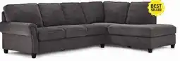 Leon's Kasey 2-Piece Sectional with Right Facing Chaise - Grey offer