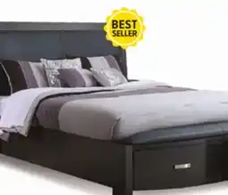 Leon's Cinema 3-Piece Queen Storage Bed - Charcoal offer