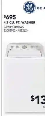 RONA GE 4.9 CU. FT. WASHER offer