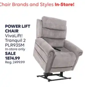 Wellwise by Shoppers VivaLift! Tranquil 2 POWER LIFT CHAIR offer