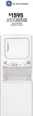 RONA LG 4.4 CU FT. WASHERS AND 5.9 CU. FT DRYER COMBO offer