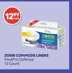 Wellwise by Shoppers MedPro Defense ZORBI COMMODE LINERS offer