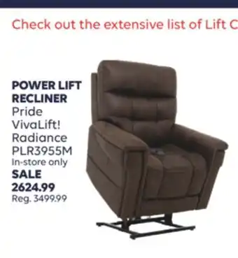 Wellwise by Shoppers POWER LIFT RECLINER offer