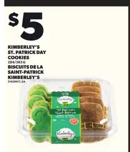 Independent City Market KIMBERLEY'S ST. PATRICK DAY COOKIES, 284/383G offer