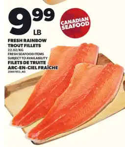 Independent City Market FRESH RAINBOW TROUT FILLETS offer