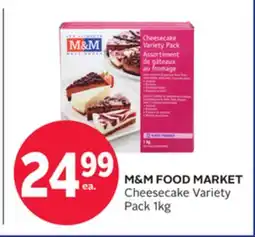 Rexall M&M FOOD MARKET Cheesecake Variety Pack offer