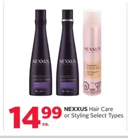 Rexall NEXXUS Hair Care or Styling offer