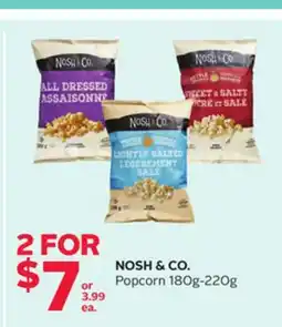 Rexall NOSH & CO. Popcorn offer