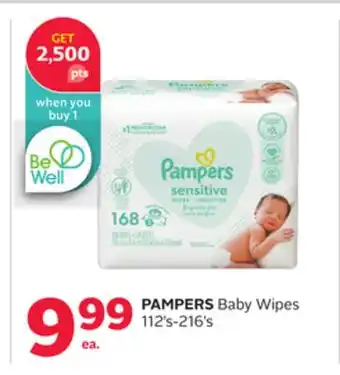 Rexall PAMPERS Baby Wipes offer