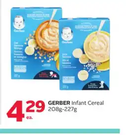 Rexall GERBER Infant Cereal offer