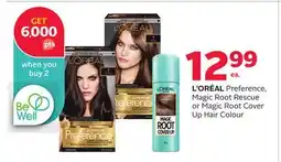 Rexall L'ORÉAL Preference, Magic Root Rescue or Magic Root Cover Up Hair Colour offer