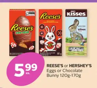 Rexall REESE'S or HERSHEY'S Eggs or Chocolate Bunny offer