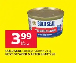 Rexall GOLD SEAL Sockeye Salmon offer